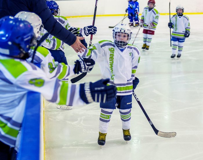 Детская хоккейная команда Greenworks