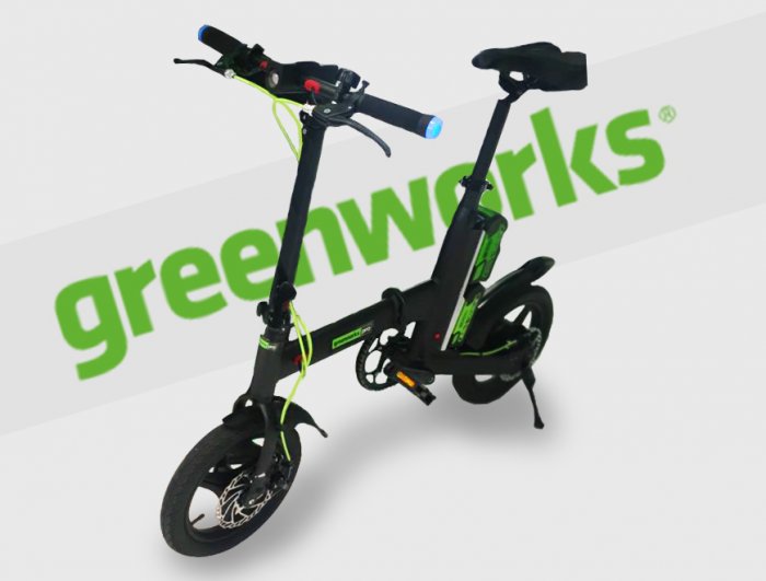 АНОНС: Электрический велосипед Greenworks 40V G-MAX