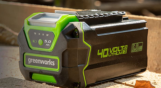 Новые аккумуляторы Greenworks 5Ач