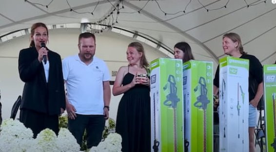 Вручение призов от Greenworks победителям фестиваля «Репейник»