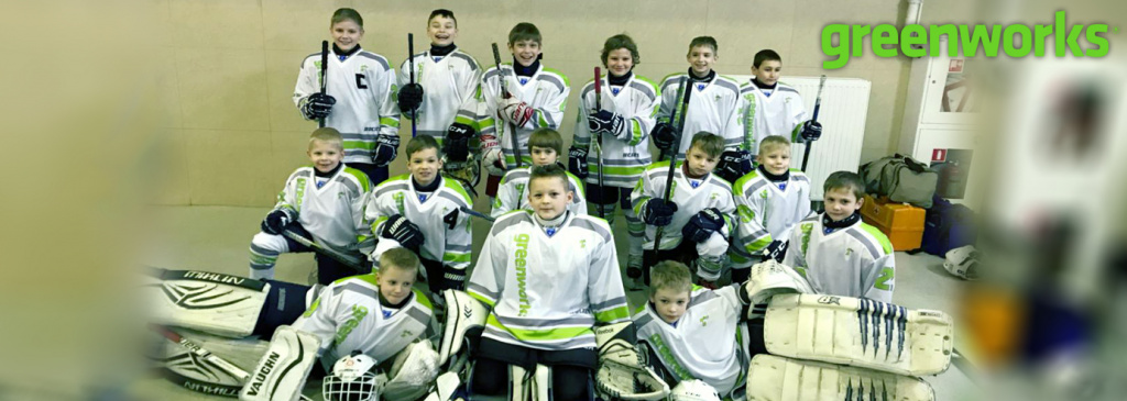 Детская хоккейная команда НС Greenworks 